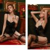 Đồ ngủ corset mút ngực kẹp vớ gợi cảm - Màu Đen cỡ M - Vũ khí đánh gục chàng - corset-mut-nguc-kep-vo-tk2250-7.jpg